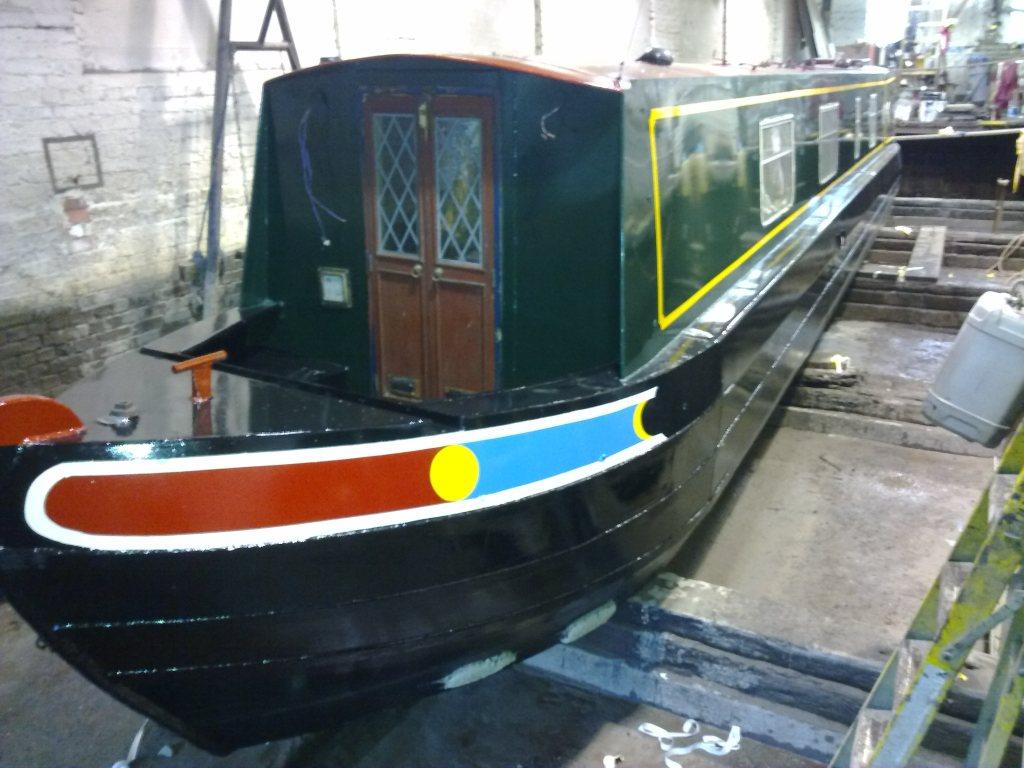 finishing the paint